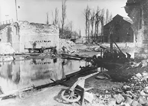Armentieres: Bridge construction WWI