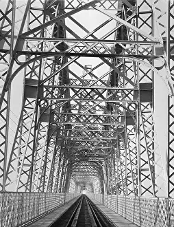 Struts: Bridge over the Danube at Cernavoda in Romania, 1916