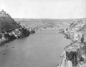 Ponte: A bridge over the Douro in Porto, 1908