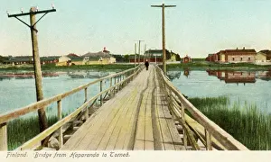 Finnish: Bridge from Haparanda to Tornio, Sweden-Finland
