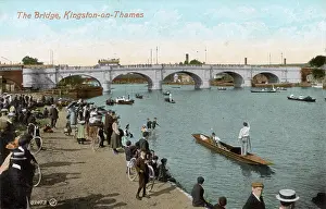 Punt: Bridge at Kingston-on-Thames, Surrey