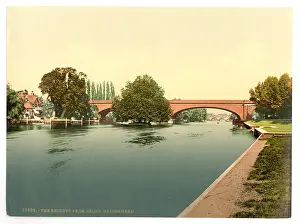 The bridge from below Maidenhead, London and suburbs, Englan