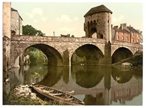 Monnow: Bridge over the Monnow, Monmouth, England