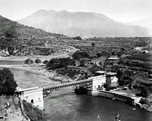 Jhelum: Bridge over River Jhelum, India