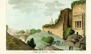 Tomba: Bridge over the River Kidron, 1800s