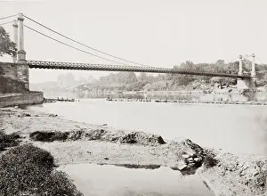 Watercraft: Bridge over the River Po, Italy