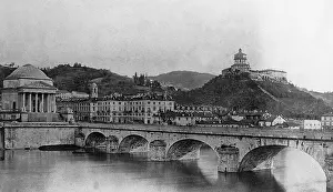Torino: Bridge over the River Po, Turin, Italy
