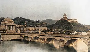 Town & Country Planning: Bridge over the River Po, Turin, Italy