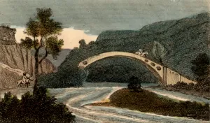 1755: Bridge over the River Taff at Pontypridd, Wales