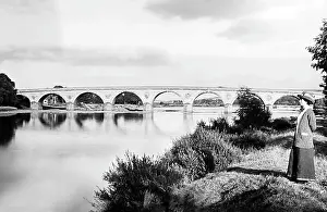 Hexham: Bridge over the River Tyne, Hexham, Victorian period