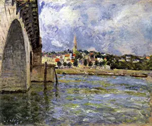 Sisley: The Bridge at Saint-Cloud, by Alfred Sisley