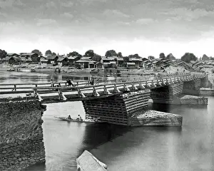 Jammu: Bridge in Srinagar, Jammu and Kashmir, India