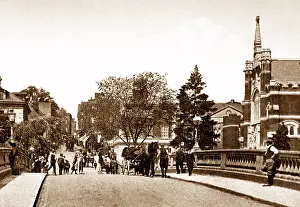 Evesham: Bridge Street, Evesham early 1900's