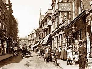 Evesham: Bridge Street, Evesham early 1900's