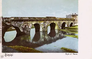 Pons: The Bridge of Tiberius, Rimini, Romagna, Italy