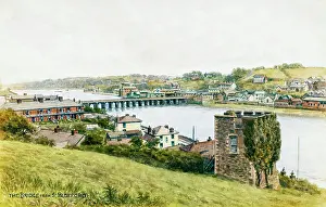 Bideford: Bridge viewed from South Bideford, North Devon