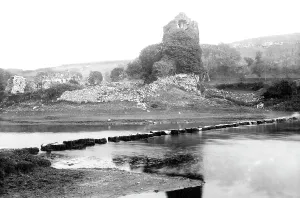 Bridgend: Bridgend, Ogmore Castle 1898