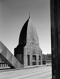 Mccullough: Bridges, detail of the Siuslaw River Bridge, ?