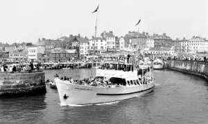 Humberside: Bridlington, the Harbour c1960