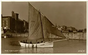 Coble: Bridlington - A sailing Coble boat