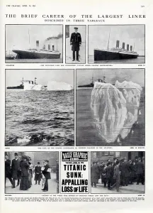 Sinks: The brief career of the largest liner - the Titanic