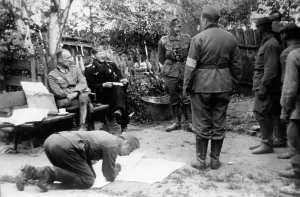 Interrogated: Briefing of officers of the Wehrmacht on the Eastern Front