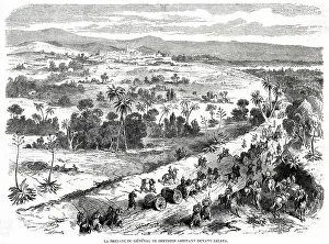 Berthier: The Brigade of General de Berthier arrives before Xalapa