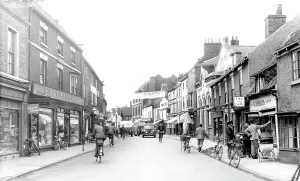 Brigg: Brigg, Wrawby Street 1954