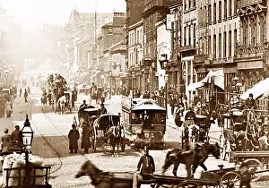 Briggate: The Briggate, Leeds, Victorian period