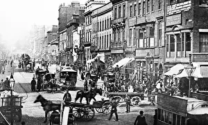 Briggate: The Briggate, Leeds - Victorian period