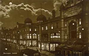 Briggate, Leeds, West Yorkshire at night