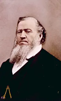 Brigham: Brigham Young (1801-1877), hand colored ?