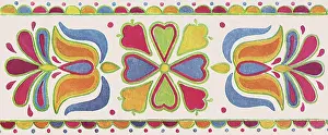 Scallop: Bright Floral Border