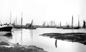 Brightlingsea: Brightlingsea, Sailing Barges 1907