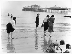 Sandcastle: BRIGHTON BEACH/PIER 1957