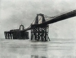 Delapidated: Brighton Chain Pier 1896