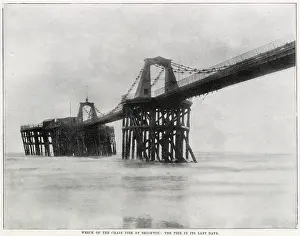 Delapidated: Brighton Chain Pier 1896