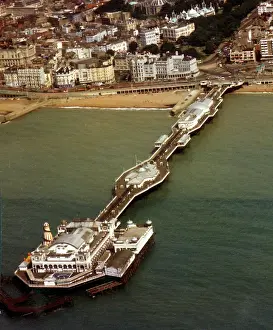 The Peter Obyrne Photographic Collection: Brighton Palace Pier - Aerial View