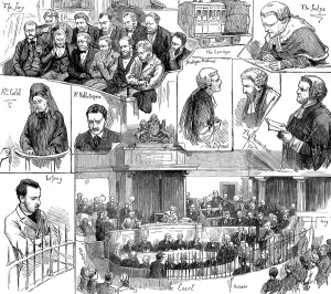 Lefroy: Brighton railway murder - Percy Lefroy Mapleton in court
