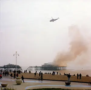 Brighton West Pier - On Fire
