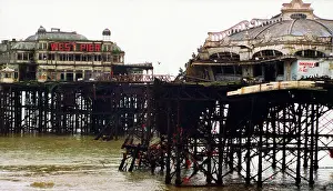 The Peter Obyrne Photographic Collection: Brighton West Pier - Prior to fire and final collapse