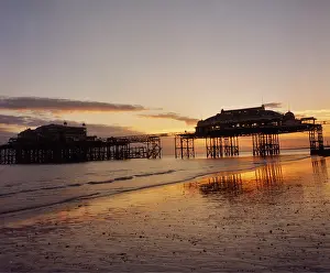 The Peter Obyrne Photographic Collection: Brighton West Pier - Sunset