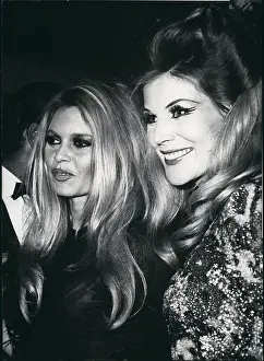 Playboy: Brigitte Bardot and Birgit Bergen at film premiere, Munich
