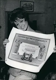 Prestige: Brigitte Bardot, French actress, with courtesy degree, Paris