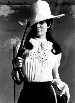 Bardot: Brigitte Bardot, French actress, in new fashion outfit