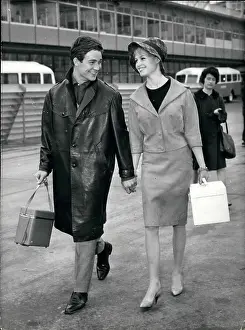 Pantin: Brigitte Bardot and Jacques Charrier en route for Lisbon