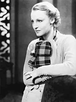 Hartl: Brigitte Helm in Gold, 1934