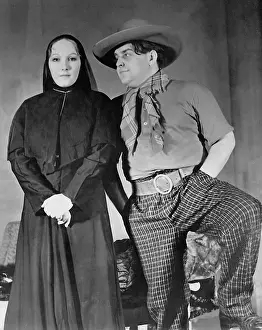 Berger: Brigitte Horney and Hermann Speelmanns in The Saint from th
