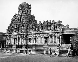 Nadu: Part of Brihadishvara Temple, Tanjore, India