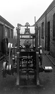 Battersbys: Brim making machine